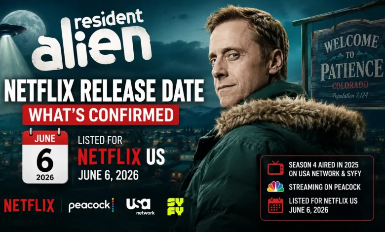 Resident Alien Netflix Release Date