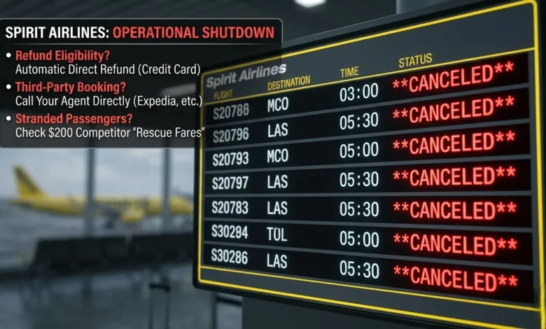 Spirit Airlines Shut Down
