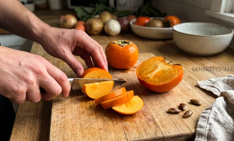 How to Eat Kaki